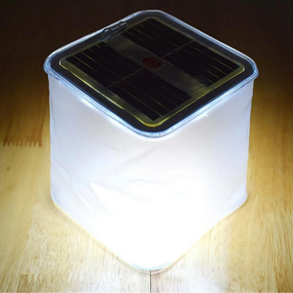 

ZANCAKA 10 LED Portable Lantern Collapsible Tent Lamp Waterproof Outdoor Camping Hiking Fishing Lighting Solar Inflatable Light