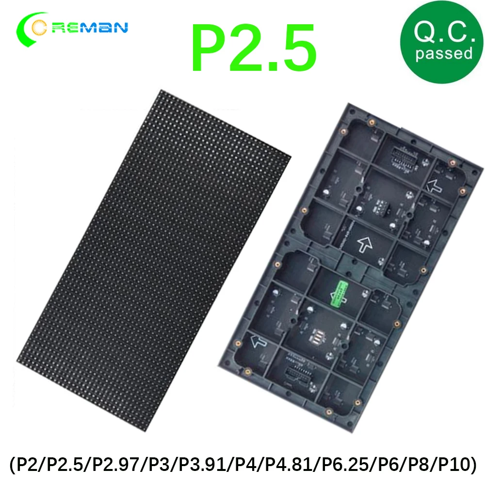 P4 P3 P2.5 светодиодный дисплей 320x64 пикселей 160x128 мм | Электронные компоненты и