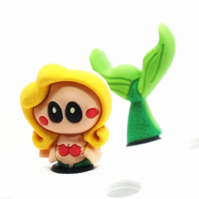 Novelty 3D Dragon Snake Garden Shoe Decoractions Cartoon Animals Style Croc Shoe Charm Accessories Give Your Child the Best Gift Mermaid 2 Pcs a Set