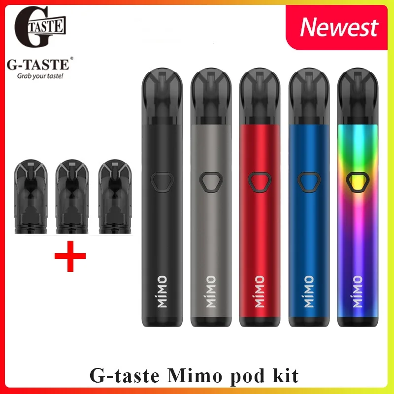 Набор для вейпа G taste Mimo pod kit 450 мАч встроенный аккумулятор и 1 3 мл система вейп