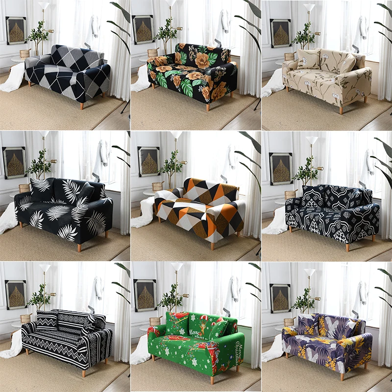 

Waterproof Slipcovers Section ElasticStretch Sofa Cover for Living Room Couch Cover L shape Armchair Cover Single/Two/Three seat