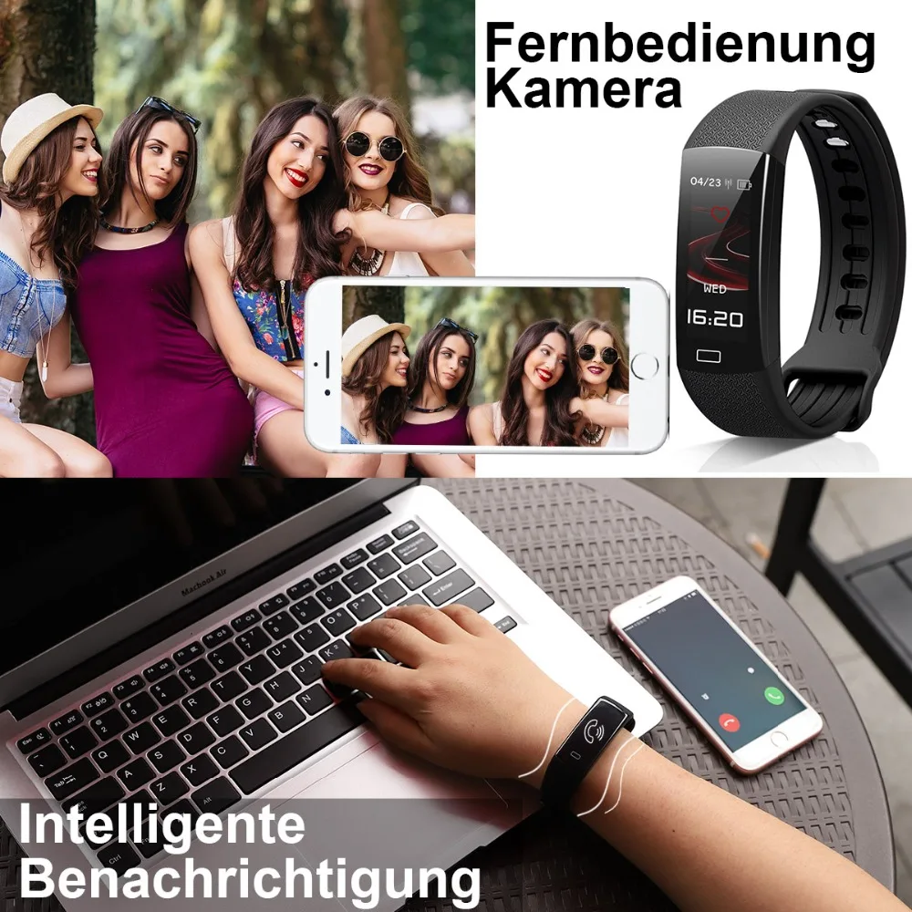 B6 Smart Bracelet Waterproof Heart Rate Monitor Men Women Smart Band Alarm Clock Sports Watch SmartWatch For Android IOS Phone (11)