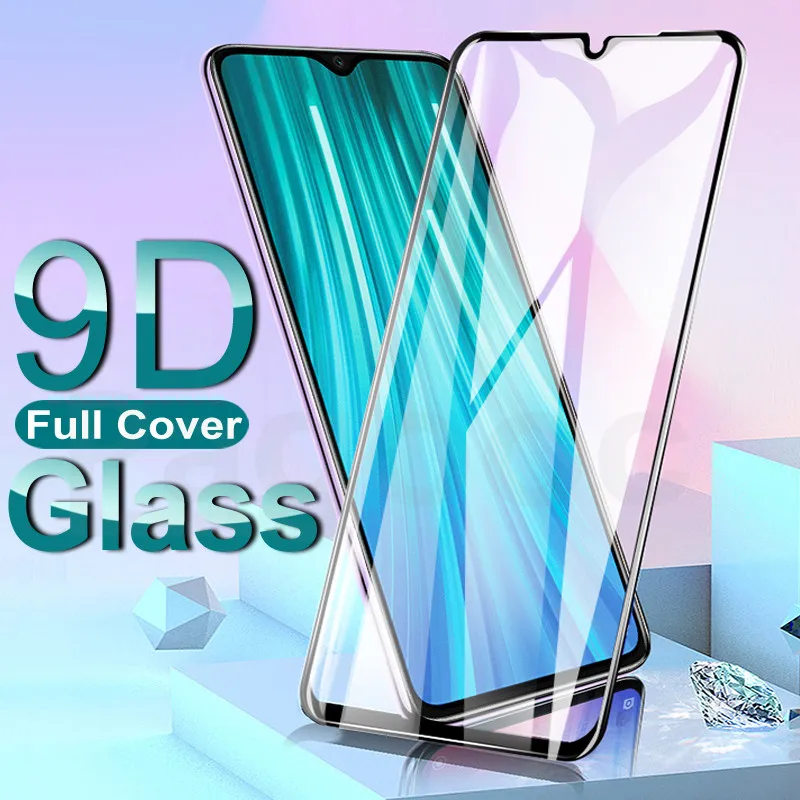 Закаленное стекло с полным покрытием для Xiaomi Redmi 9 9C Note 8 Pro Max Защита экрана Mi 9t A2 A3