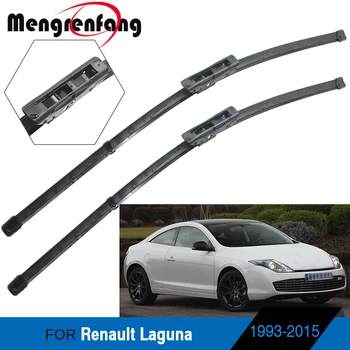 

2 Pieces Car Front Windscreen Wiper Soft Rubber Wiper Blades J Hook Bayonet Arms For Renault Laguna 1993-2015