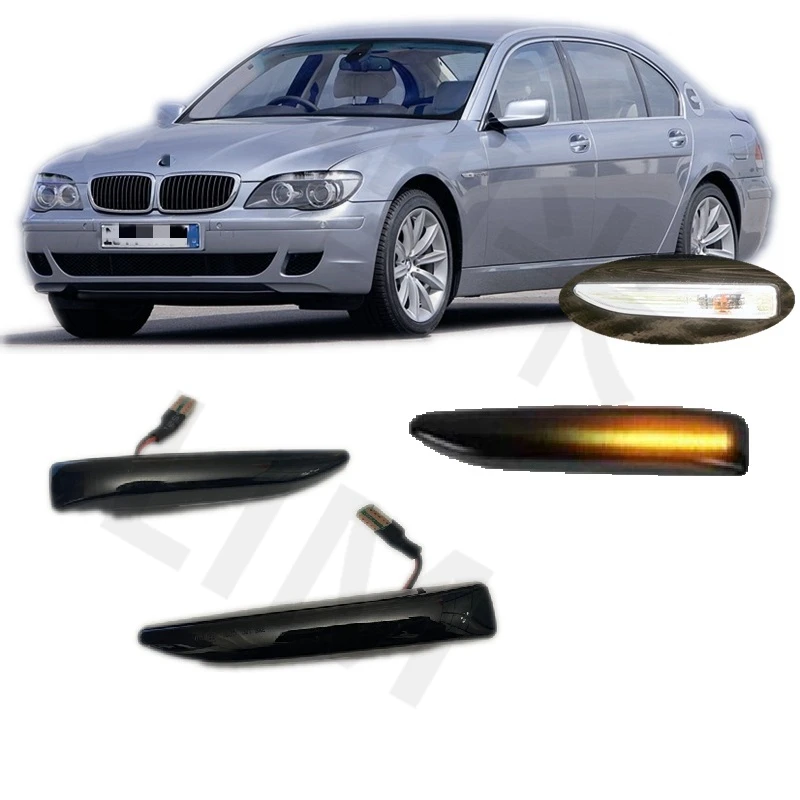 

Fit for BMW 7 Series E65 E66 E67 2000 2001 2002 2003 2004 2005 2006 2007 2008 Dynamic LED Side Marker Turn Light Signal Lamp