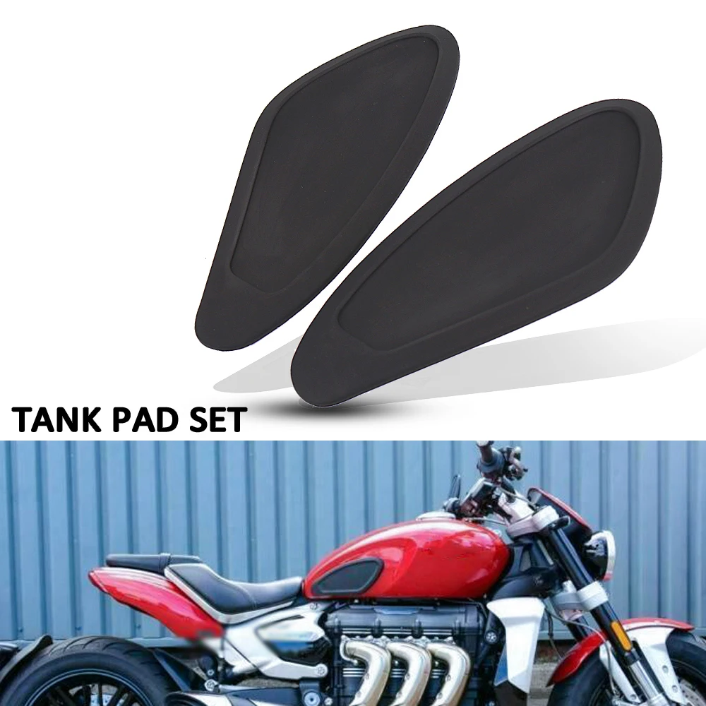 NEW Sheath Knee Tank pad Grip Decal Tank Traction Pad Side Gas Knee Grip Protector Sticker For ​Rocket 3R For Rocket 3GT