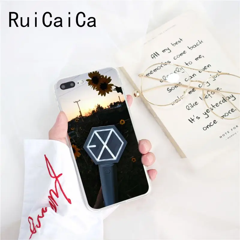 Ruicaica KPOP SEHUN CHANYEOL EXO мягкий чехол для телефона iPhone X XS MAX 6 6s 7 7plus 8 8Plus 5 5S SE XR 10