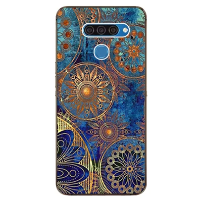 Для LG Q60 чехол роскошный чехол из ТПУ и силикона чехол s для LG K50 Телефон задняя крышка для LG Q 60 Funda Coque для LG V50/V50 ThinQ - Цвет: 14