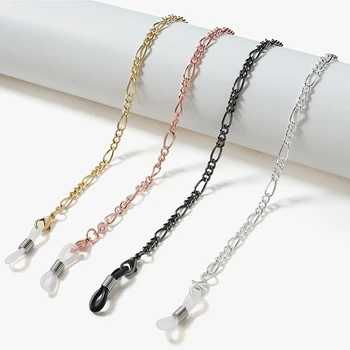 

Unisex Fashion Non-slip Metal Eyeglass Chain Sunglasses Holder Necklace Reading Glasses Lanyard Spectacles Cords Eyeglass Holder