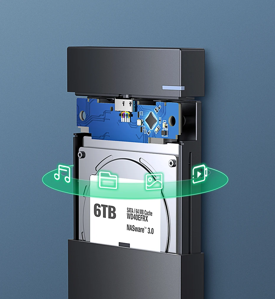 UGREEN Hard Drive Enclosure, USB 3.0 To 2.5 Inch Caddy, 5Gbps Transfer