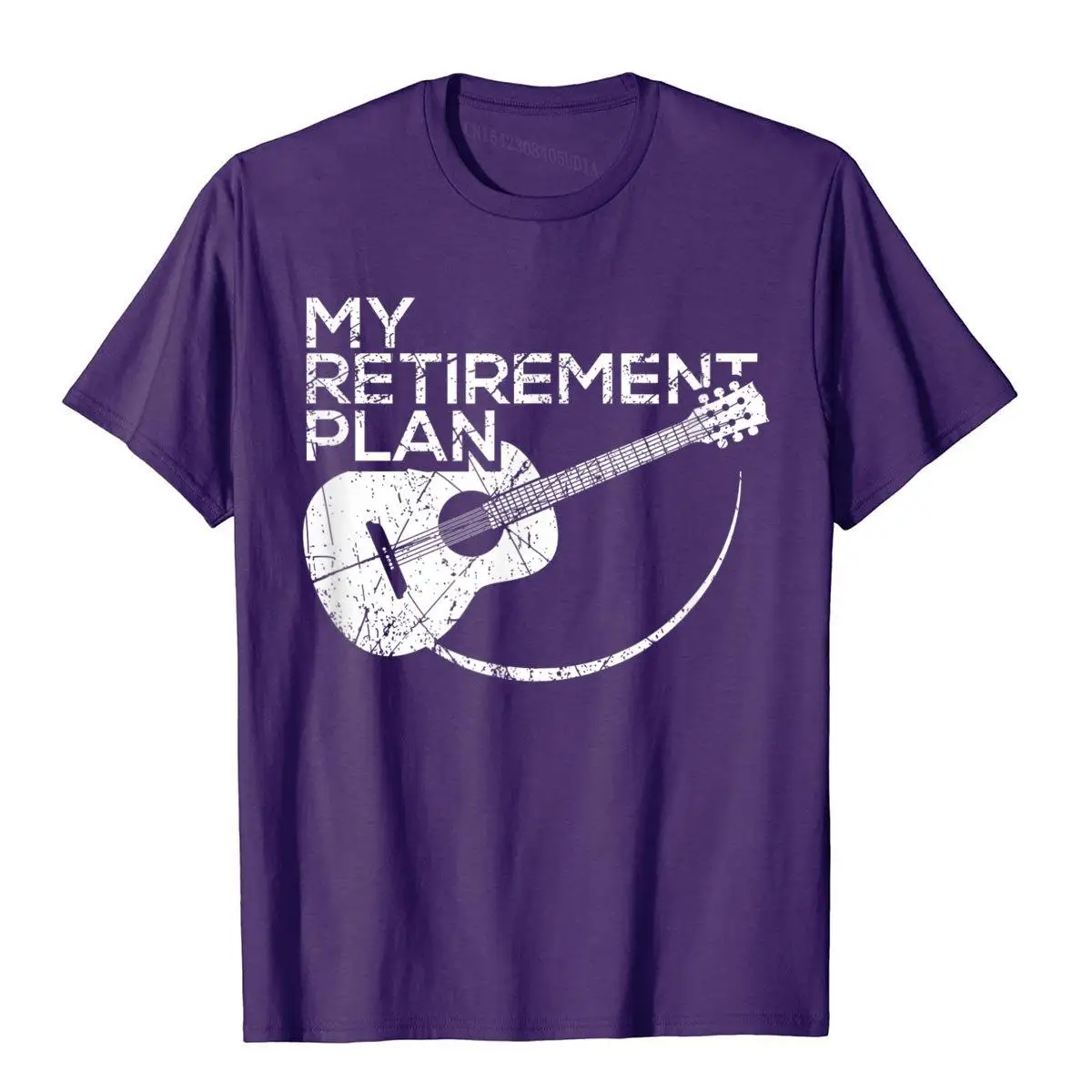 My Retirement Plan Guitar Funny Musicians Shirt T-Shirt__B7757purple