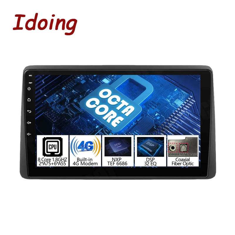 Idoing 9 &quotAndroid 10 радио головное устройство навигация GPS для Renault Duster Arkana 2019-2021