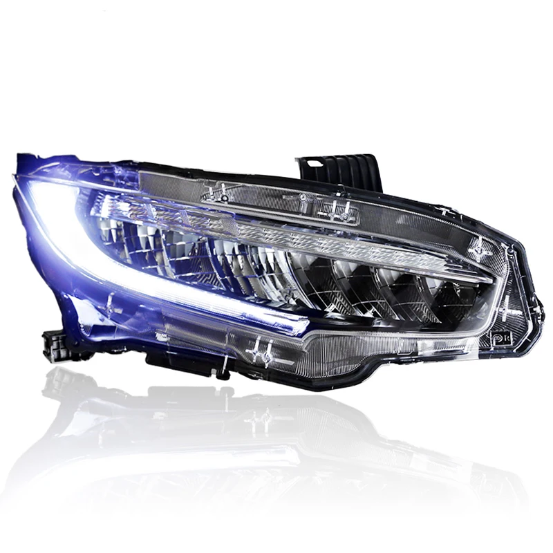 2 шт. автомобильный Стайлинг головной светильник для HONDA CIVIC s DRL Дневной ходовой