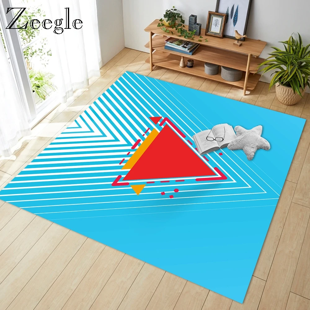 Zeegle креативный коврик для гостиной, пылезащитный Коврик для прихожей, нескользящий мягкий напольный ковер, впитывающий прикроватный ковер для детской комнаты, игровой коврик
