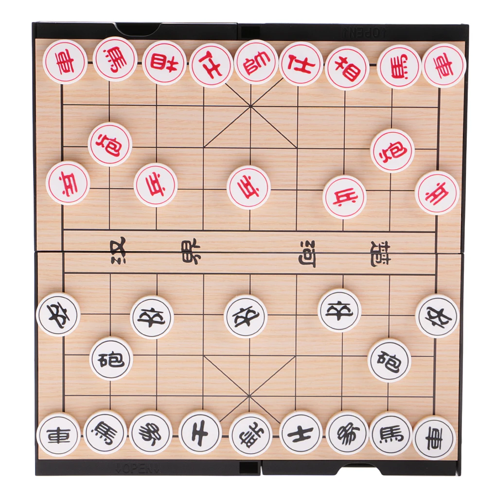 2 In 1 Magnetic Double-faced Board Chinese Chess Set Weiqi Go Game Toys Gift