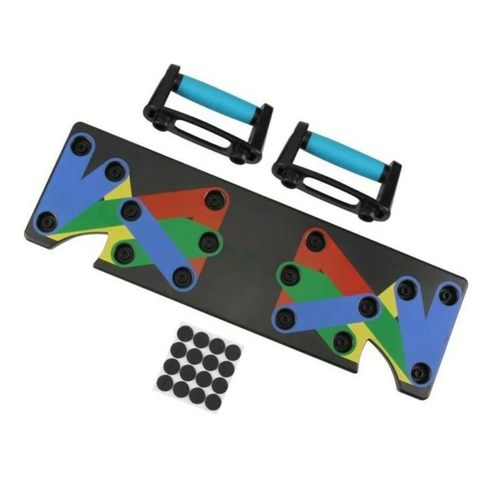 

Arms With Grips Push Up Stand Exercise Fitness Equipment Board Complete Anti Skid System Tools Body Building I Shaped Gym Sports