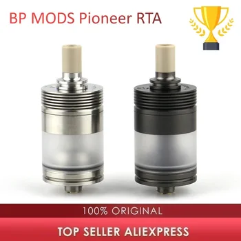 

Original BP MODS Pioneer RTA 2ml/3.7ml Tank Hidden Airflow Control for Smooth Airflow Dual Airflow E-cig Vape Atomizer VS Zeus X
