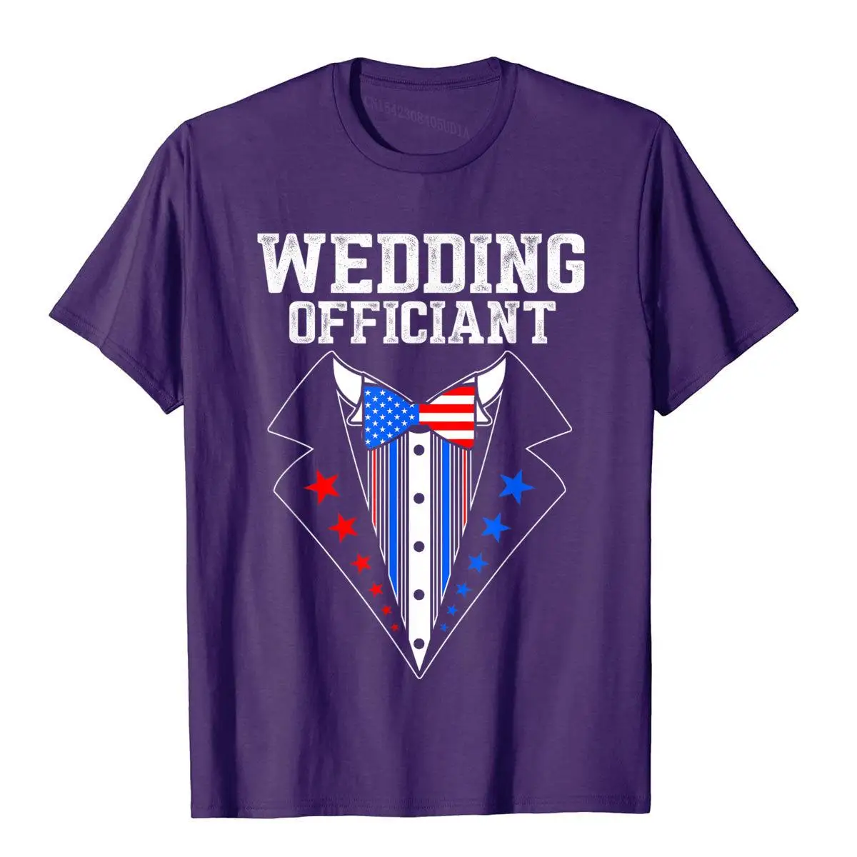 Wedding Officiant Proposals Internet Ordained Minister Gift T-Shirt__B7408purple