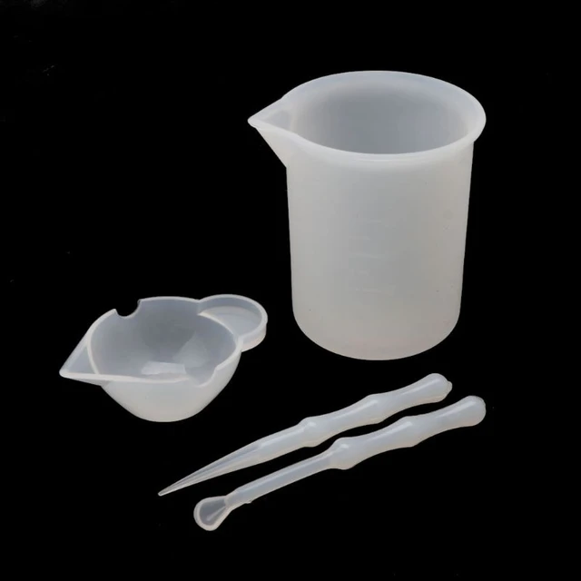 Silicone Resin Measuring Cups Tool Kit  Epoxy Resin Measuring Cups -  Silicone Resin - Aliexpress