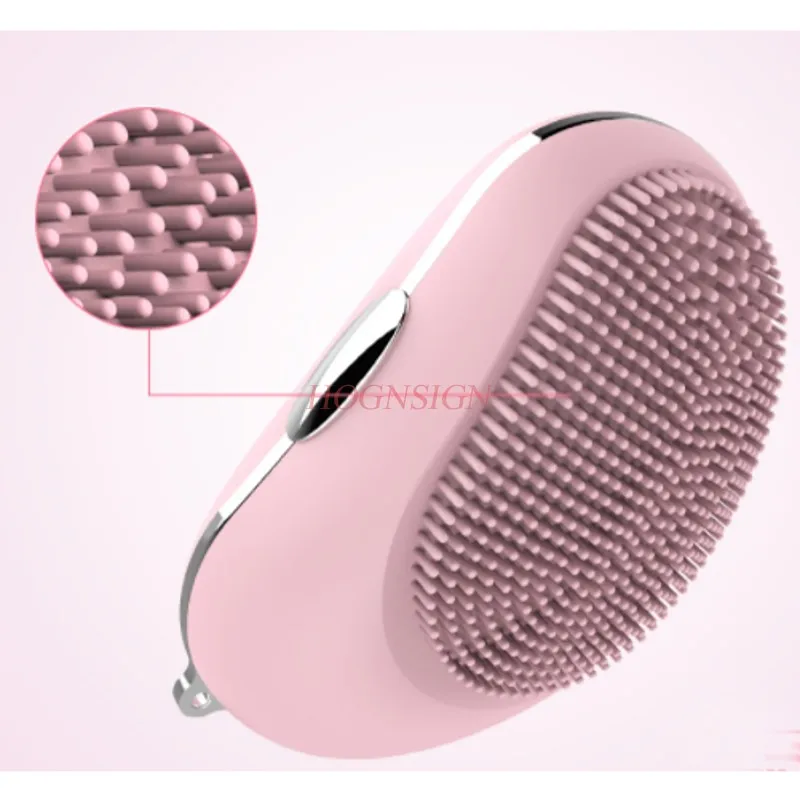 New electric silicone cleansing instrument electric ultrasonic wash brush beauty thin face portable massage instrument