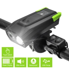 Best Price 4000mAh 2000mAh Bicycle Front Light USB Rechargeable 800 Lumen LED Headlight with Horn Bike Lamp Cycling FlashLight MTB Light Best Price 4000mAh 2000mAh Bicycle Front Light USB Rechargeable 800 Lumen LED Headlight with Horn Bike Lamp Cycling FlashLight MTB Light