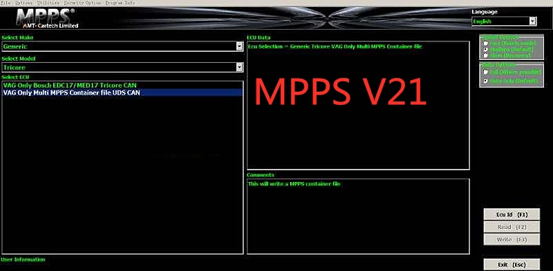 Последняя ссылка для загрузки программного обеспечения MPPS V21/V18.12.3.8 MAIN + Tricore Multiboot