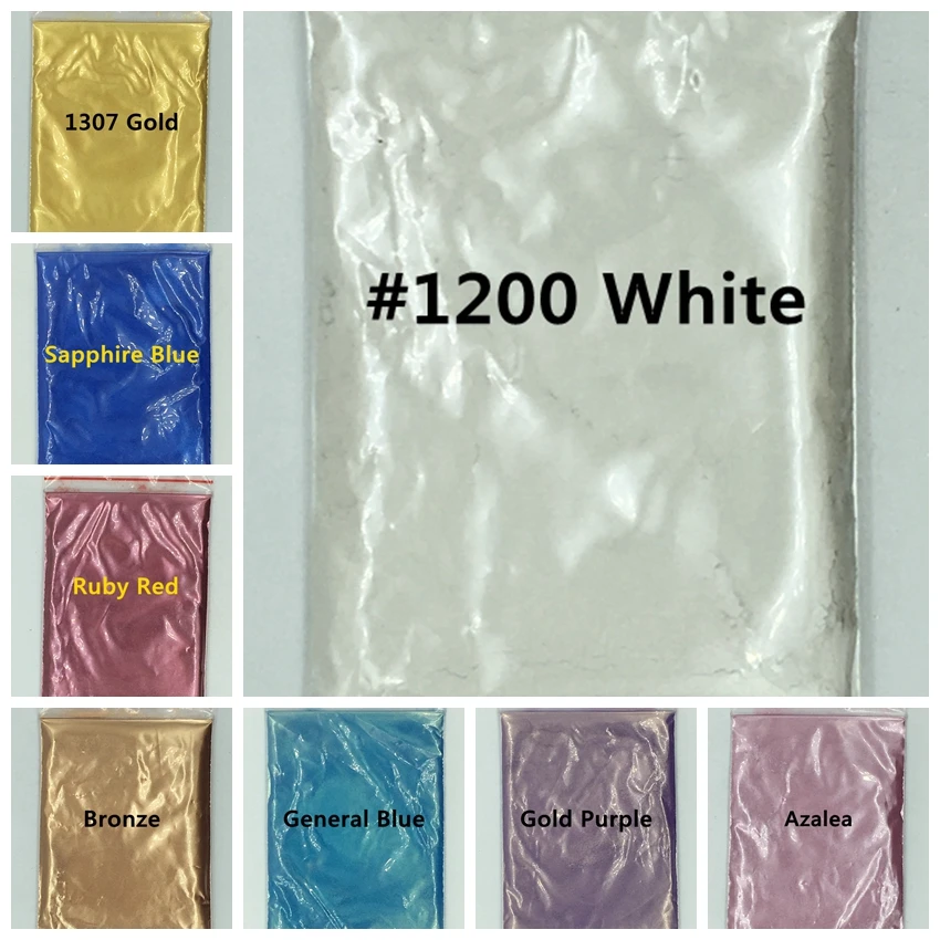 10g Mica Powder Epoxy Resin Dye Pearl Pigment Natural Mica Mineral Powder DIY Glitter Epoxy Mold Jewelry Making Material