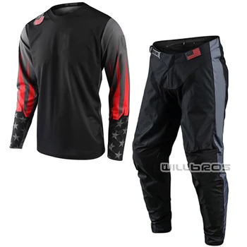 

Sprint Race Gear Set Mountain Bicycle Offroad MX Dirt Bike Jersey Pants Motorcycle Motocross Motorbike Suit Mens Kits