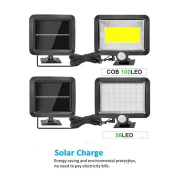

Solar 56/30 LEDs Dark Sensor Solar Light Solar Lamp Light Spotlight Wall Lamps Floodlight Outdoor Emergency Flood Light split mo
