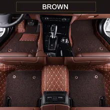 Индивидуальные автомобильные коврики двойные для Toyota Tundra Camry 40 Corolla RAV4 Verso FJ Land Cruiser LC 200 Prado 150 120 Автомобильный Ковер