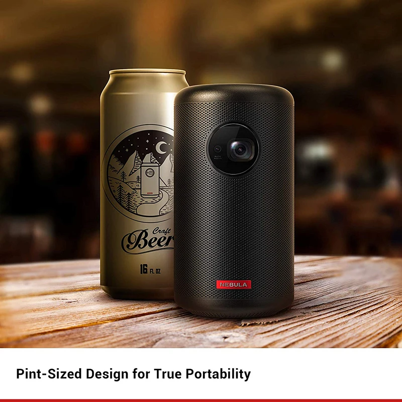 Nebulosa Capsule II Smart Mini proyector, de Anker, tamaño de Palma 200 ANSI Lumen 720p HD proyector portátil cine de bolsillo con Wi-Fi ► Foto 3/6