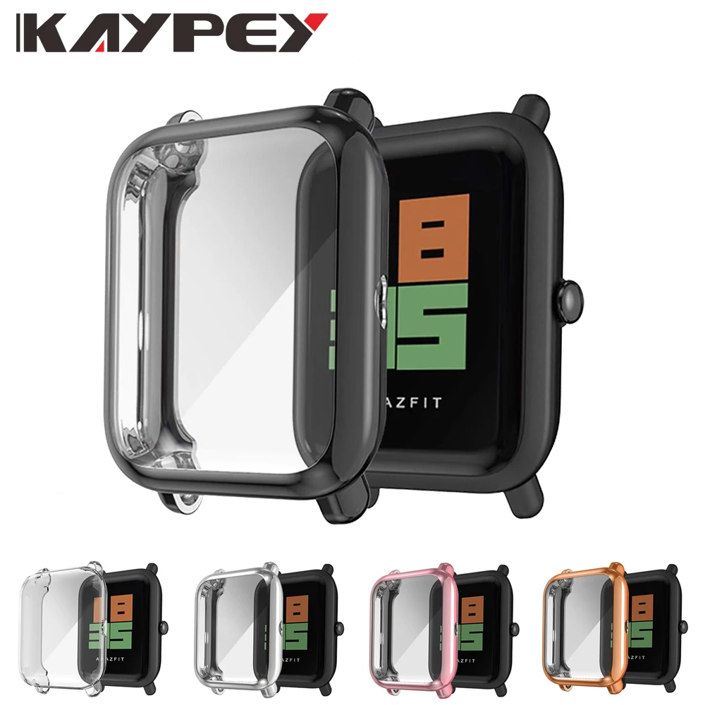 Чехол из ТПУ с цветной рамкой для Xiaomi Huami Amazfit Bip Younth Lite / U Pro GTS 2 Mini Watch защитной