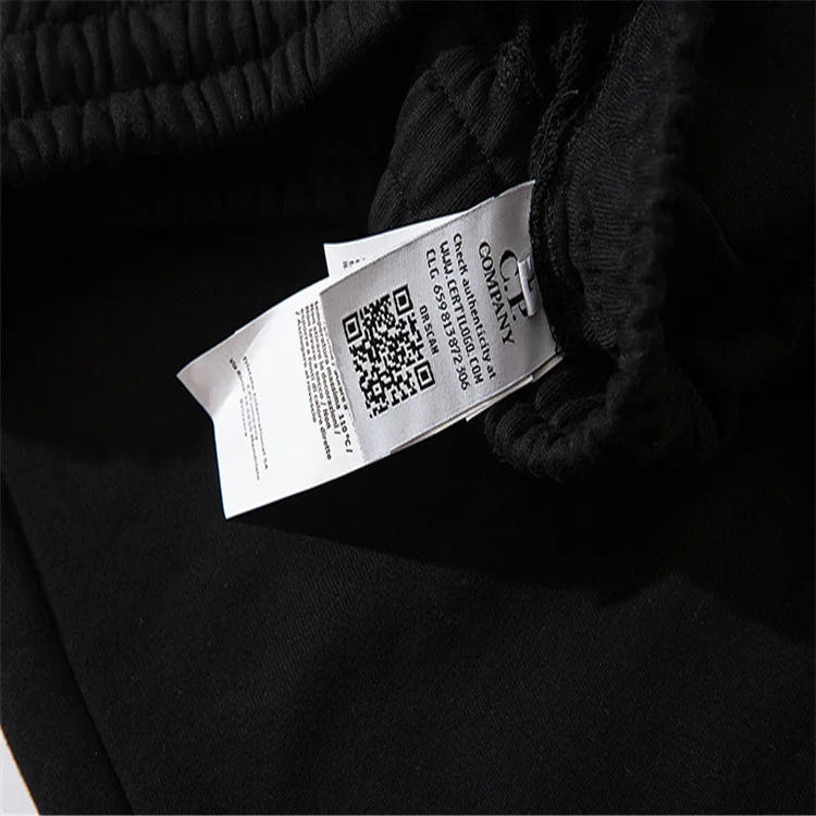 Autumn and Winter New Unilateral CP Pocket Lens Zipper Casual Men Women Couple Ankle-Tied Sweatpants Trousers Fashion