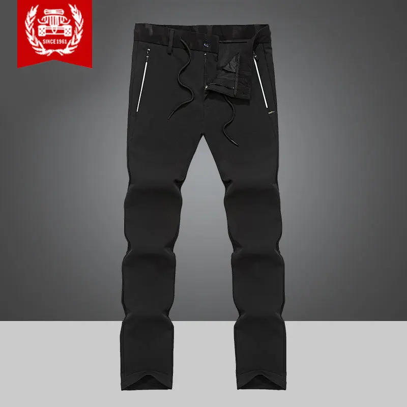 Male autumn waterproof breathable outdoor climbing elastic casual quick-drying pants