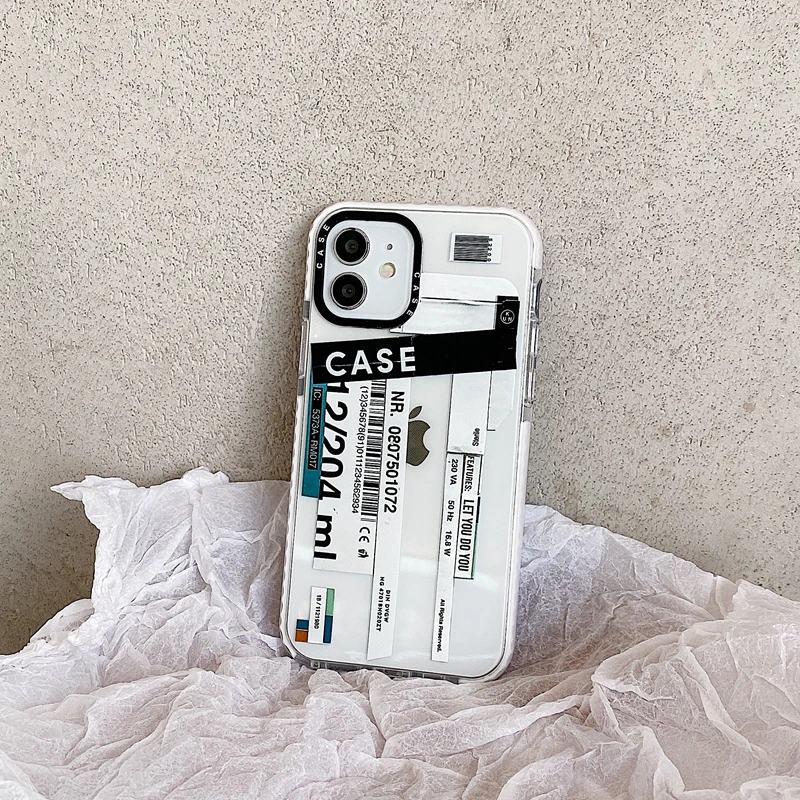 Letter Label Case For iPhone 6