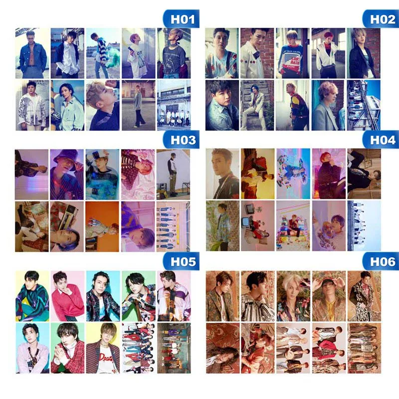 10 шт./компл. Kpop Super Junior альбом автограф Фотокарта Dong коллективных карты Бумага фотокарточек фотография