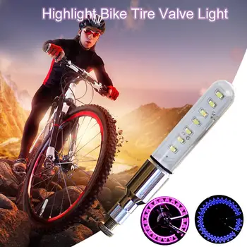 

Warning Light Bicycle Tire Valve Light Waterproof Durbale Vabration Sensor Warning Light Bike Wheel LED Lamp High Quality