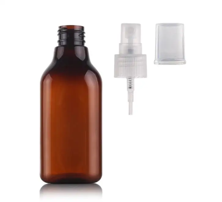 300pcs/lot 200ml Amber Portable Aftershave/ Makeup/ Perfume Empty Bottle Spray Brown Atomizer SN270
