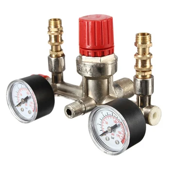 

Air Compressor Pressures Switch Control Valves Manifold Regulator Gauge TSH Shop