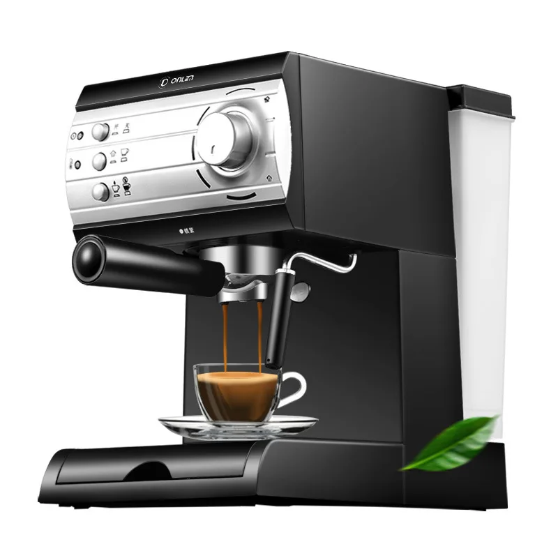 

Italian Espresso Coffee Maker Semi-automatic Coffee Machine Cappuccino Latte Macchiato Mocha Milk Frother Maker