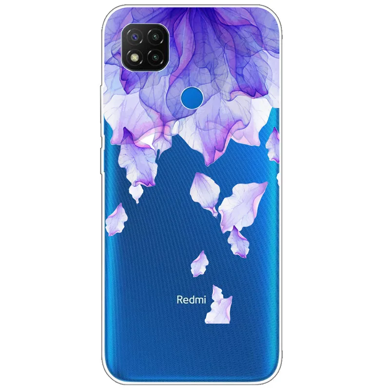 xiaomi leather case design For Xiaomi Redmi 9C NFC Case Transparent Soft Silicone Back Cover For Xiaomi Redmi9C NFC Case Clear TPU Redmi 9 C NFC 6.53'' Cat phone cases for xiaomi Cases For Xiaomi