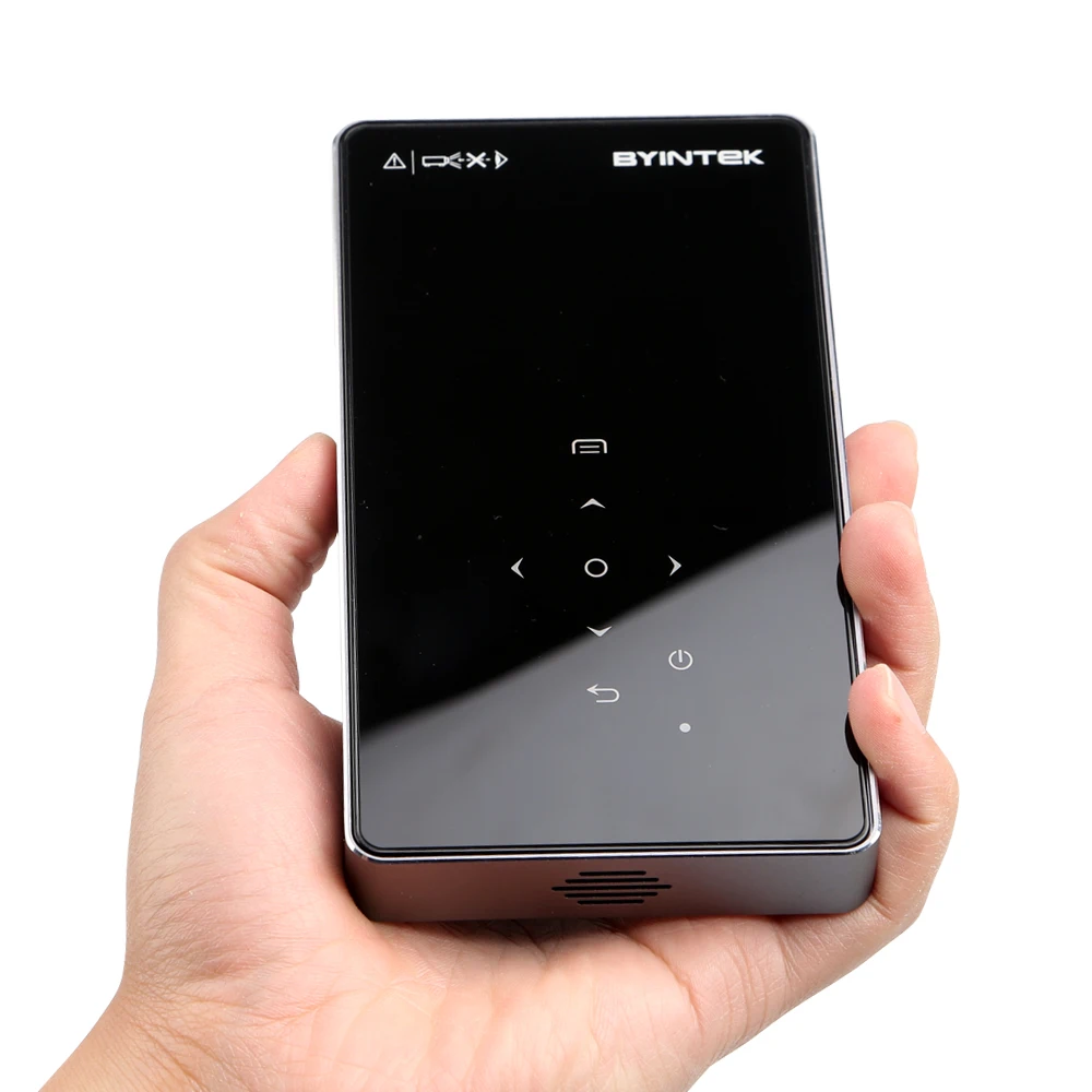 

BYINTEK UFO Android 7.1 OS pocket rechargeable HD Portable Micro WIFI Bluetooth Mini LED DLP Projector