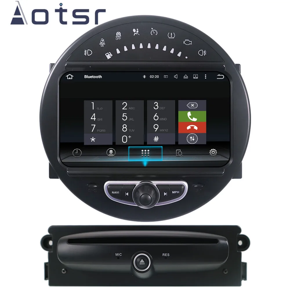AOTSR 7 дюймов Android 9 0 GPS навигация автомобильный Радио плеер для BMW Mini 2006-2013