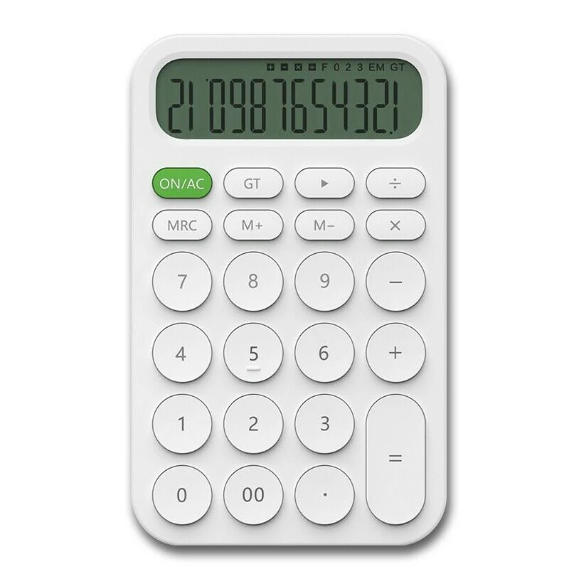 

12 Digit Electronic Calculator with Simple Design Mini Led Display for Xiaomi Miiiw