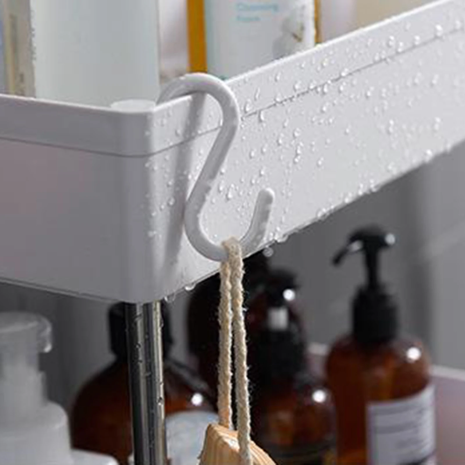 Trolley kitchen rack with wheel mobile floor storage shelf multi-layer bathroom