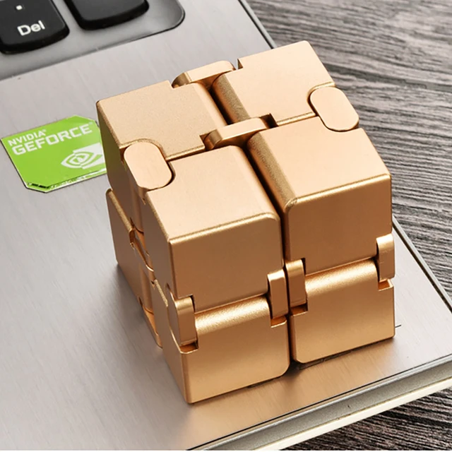 Alloy Infinity Magic Cube Children Adult Decompression Toy Puzzle Toys Relieve Stress Funny Hand Game 3