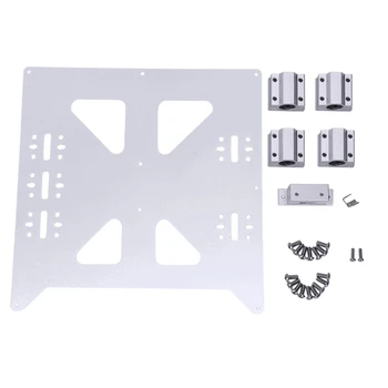 

Aluminum Y Carriage Anodized Plate With Sc8Uu Pgrade Prusa I3 V2 Hot Bed Support Plate For Prusa I3 Reprap Diy 3D Printer Parts