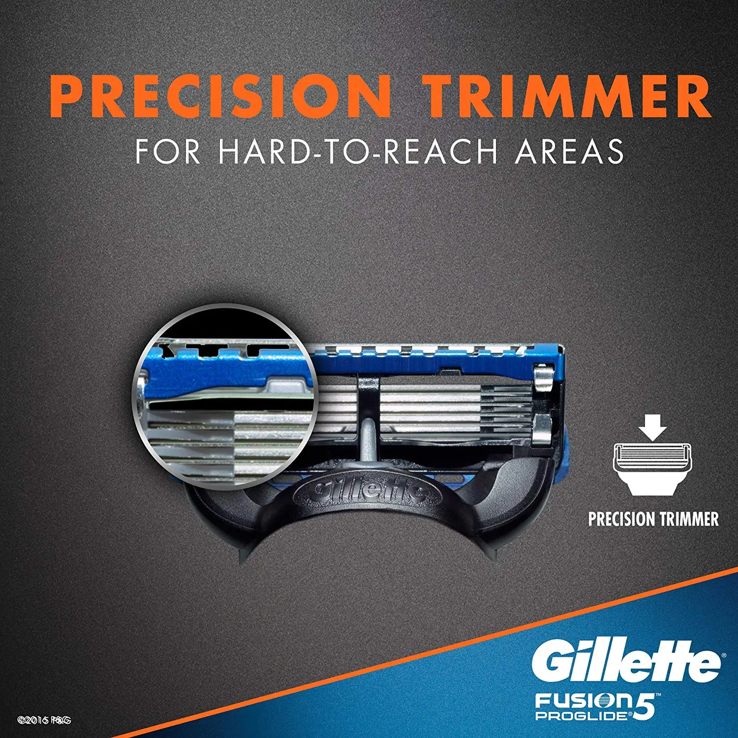 Replaceable Razor Blades for Men Gillette Fusion 5 ProGlide 5 Blade Shaving 8 Pcs Cassettes Shaving 4