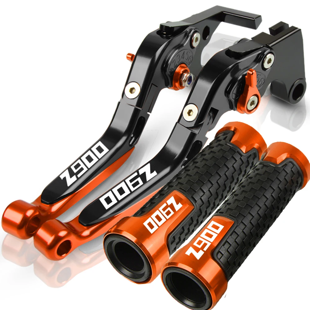 Motorcycle CNC Aluminum For KAWASAKI Z900 2017-2019 Brake Clutch Levers Handlebar Handle Grips Ends Z 900 Z-900 2018 2017 2019