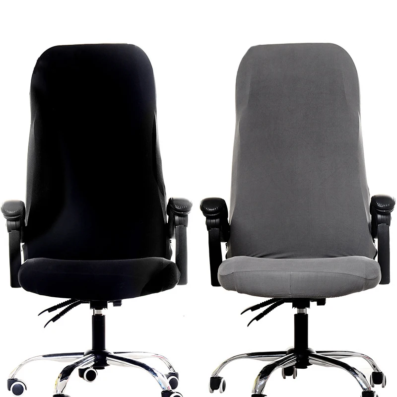 Chair Cover Spandex Stretch Office Chair Cover Computer Seat Covers For Chairs With Backrest Elastic Seat
